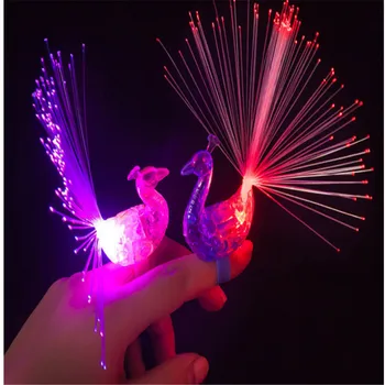

10pcs LED Flashing Light Rings Blinking Jelly Finger Rings Birthday Wedding Halloween Glow Party Supplies