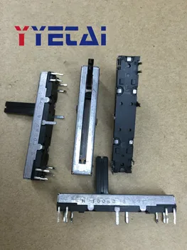 

YongYeTai 4.5 cm straight slide potentiometer single 100K plastic shaft length 15mm mixer sliding fader free shipping