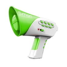 Мини-зеленая игрушка для смены голоса с 7 различными режимами голоса и 5 DIY музыкальные режимы, Детские аксессуары для празднования Хеллоуина