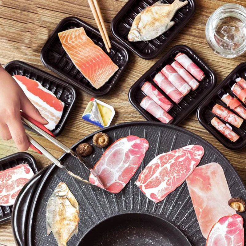 

1 Pcs Funny Foods Beefsteak Pork Squid Salmon Bread Modeling Memo Pads Planner Sticky Note Paper Stationery Notepad Supplies