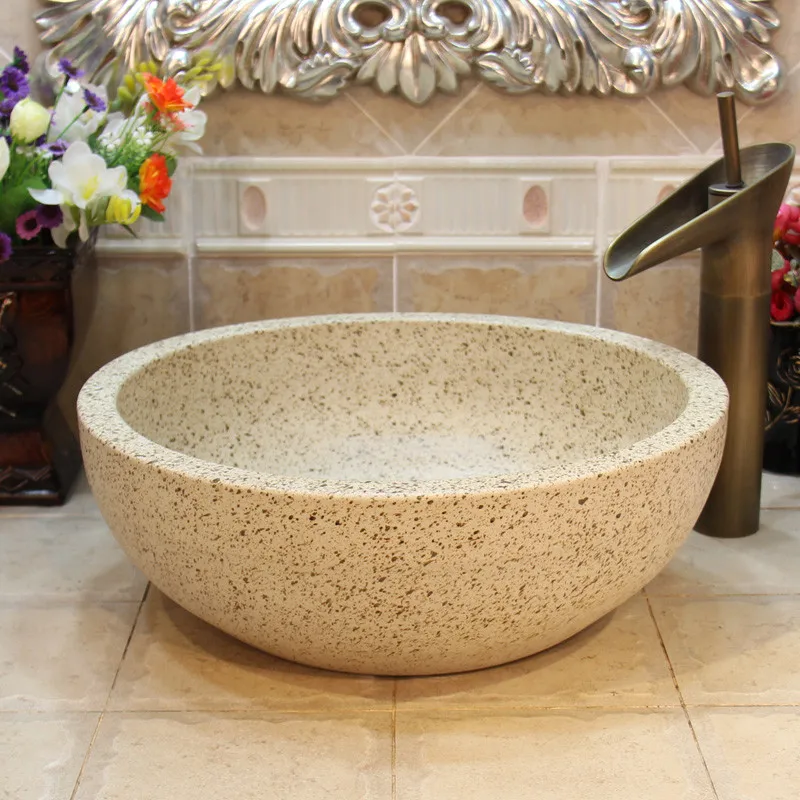 China Lavabo Ceramic Counter Top Wash Basin Cloakroom Hand Painted Vessel Sink bathroom sink bowl wash basin (3)