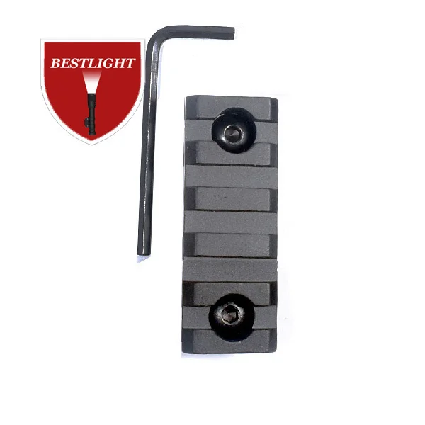 

Picatinny Weaver Rail for KeyMod Handguard Scope Mount Base Hunting Accessories M-Lok Aluminum alloy 5-slot