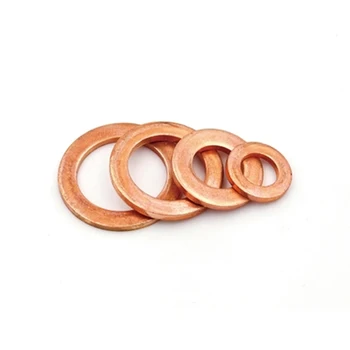 

M25 Copper washer OD 28mm-37mm flat gaskets marine table gasket Watts meson Seal ring thickness 1mm-3mm purple