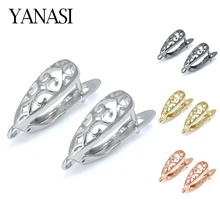 DIY серьги застежки крючки для женщин ручной работы ювелирных изделий Аксессуары модный дизайн полые серьги крючки