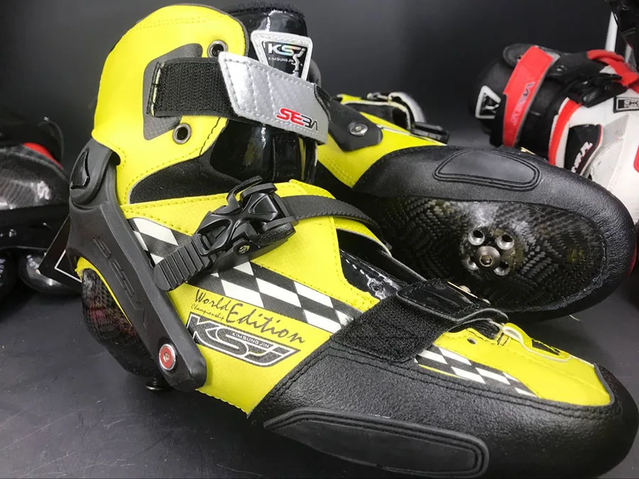 

JAPY Skates 100% Original SEBA KSJ Adult Inline Skates Boots Carbon Fiber Roller Skating Shoes Slalom Sliding FSK Patines Adulto