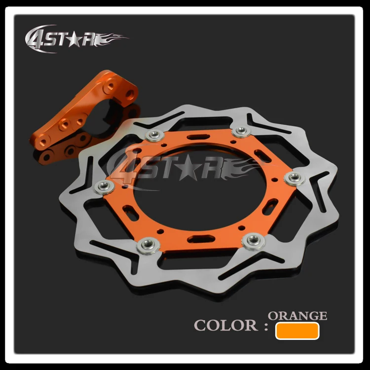 270MM Flaoting Brake Disc+Bracket Front For KTM EXC EXCF EXCG EXCR GS LC4 SC MX MXC SX SXF SXS XCF XCW XCG XC Supermoto Enduro