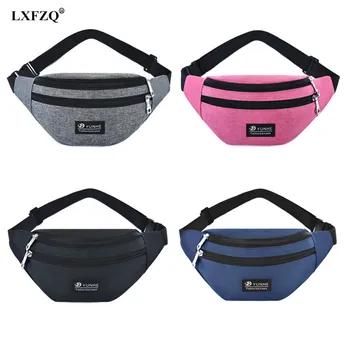 

Pink Fanny Pack For Women Men Waist Bag Colorful Unisex Waistbag Celula banana Belt Bag Mobile Phone Zipper Pouch Packs Belt