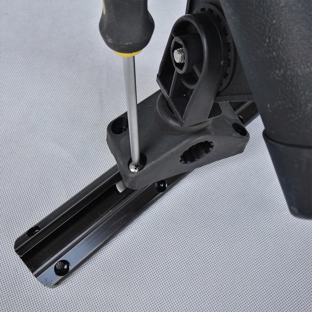 30cm Kayaking Rafting Aluminum Slide Track Rail with Screws Accessories for Kayak Canoe Fishing Inflatable Boat Dinghy Accesory