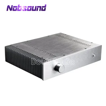 

Nobsound Silver Aluminum Enclosure Power Amplifier Chassis Unilateral Heatsink DIY Case