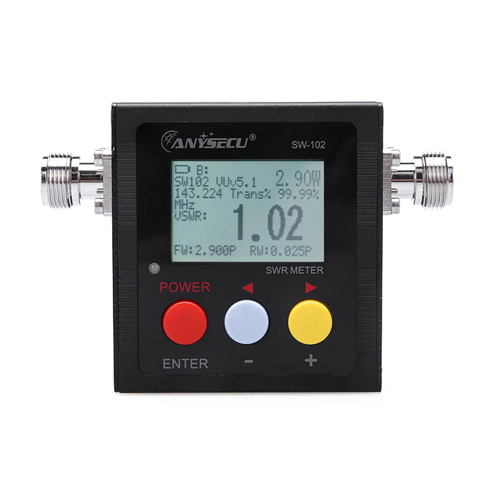 

Digital Power & SWR Meter SW-102 SW102 VHF/UHF 125-520 Mhz SW102 For mobile radio KT-8900 KT-7900D KT-8900D Transceiver