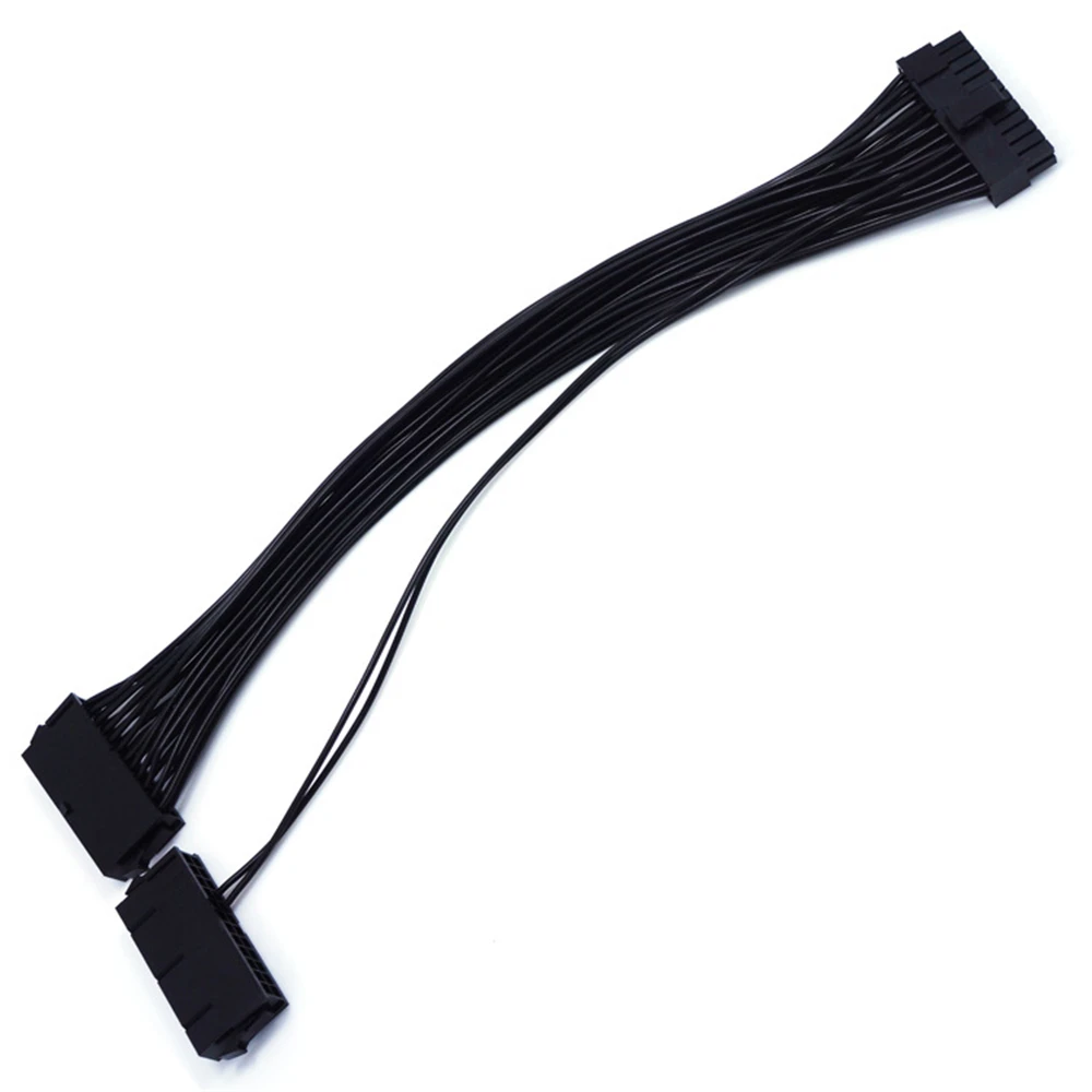 1 шт. ATX 24Pin 2 двойной Molex блок питания Шнур адаптер материнской платы разъем кабель