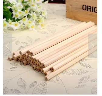 

10PCs/lot Eco-friendly Natural Wood Pencil HB Blank Hexagonal Non-toxic Standard Pencil Cute Stationery Office School Supplies
