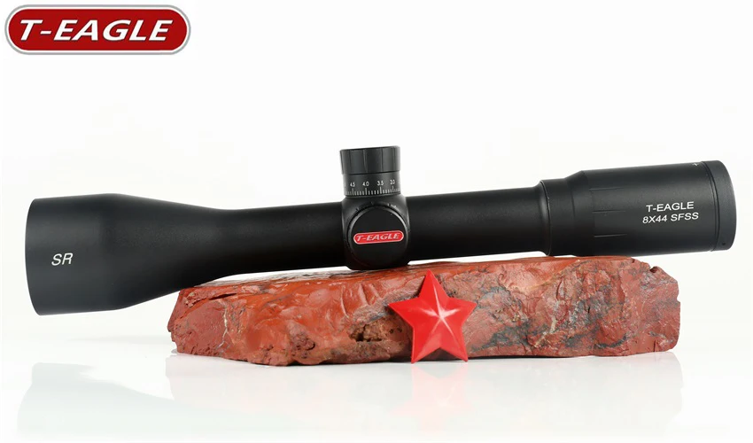 T-Eagle SR 8X44 SFSS тактический прицел для AirRifle sniper охотничья Оптика прицел для винтовок красный точечный прицел