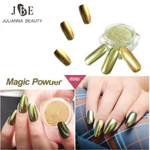 12*2 г зеркальный порошок металлический Серебряный глиттер блеск для ногтей искусство хром(6 цветов) волшебный акрил пудровый градиент аксессуары для ногтей