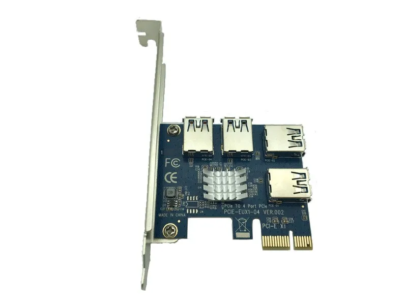 

PCI Express 16X слоты, переходная карта PCI-E 1X к внешнему 4 PCI-e слота, адаптер PCIe 1-4 порта, усилитель для Ming