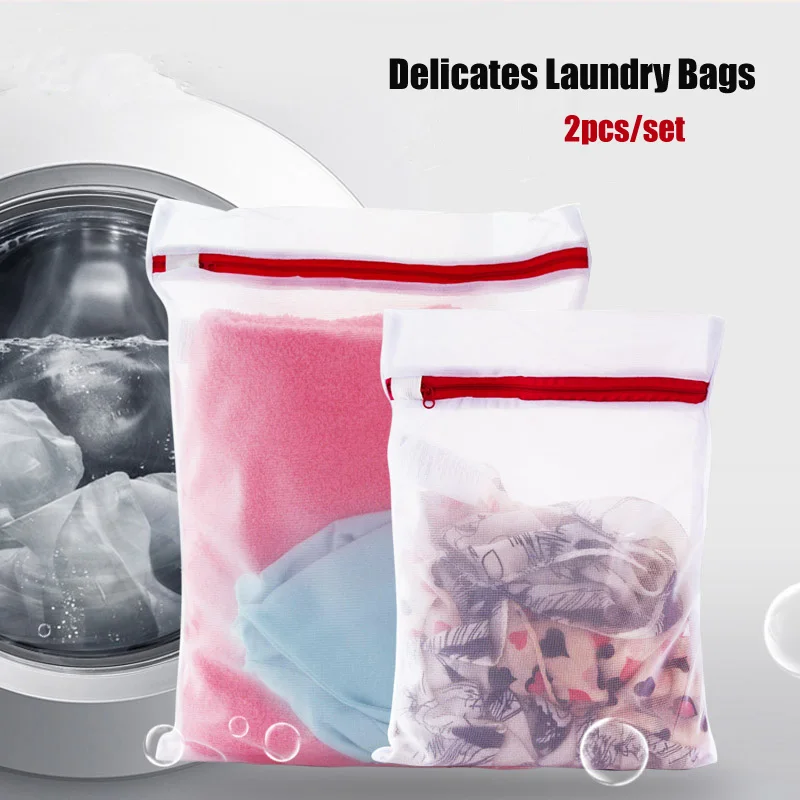 2pcs Lot Laundry Wash Bag Small Large Micro Mesh Cloth Bra Find Many Great New Used Options And Get The Best Deals For Mesh Laundry Bags Small Large Wash Bag Bra Delicates Bbb Mbyss At