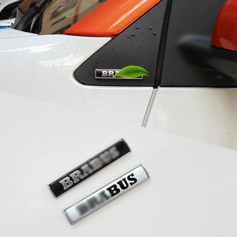 

Metal three-dimensional label sticker for Mercedes smart 453 451 450 car decoration modified for Brabus B logo car styling