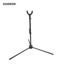 1 шт., черный, для стрельбы из лука, алюминиевый сплав, Рекурсивный лук, стенд, удаление 36 см, ранг, отдельный лук, стенд, держатель, традиционный Рекурсивный лук, охотничий