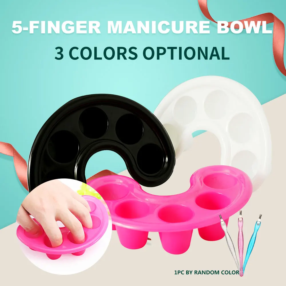 BlinkingNails 1pcs Plastic Cleaner Nail UV Gel Bowl for Acetone Polish Remover Cleanser Remove Sticky Layer | Красота и здоровье