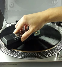 Anti-Statische Fluwelen Borstel voor CD/LP Vinyl Fonograaf Draaitafel Speler Accessoires