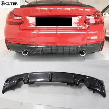 

F22 Carbon Fiber Car Rear bumper lip Back Bumper Spoiler diffuser for BMW F22 2 series M235i car body kit 14-18