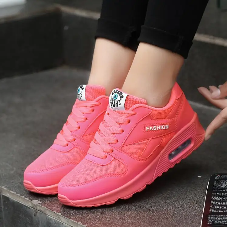 

2019 Fashion Korean Women Shoes Spring Tenis Feminino Casual Shoes Outdoor Walking Shoes Women Flats Pink Lace Up Ladies Shoe