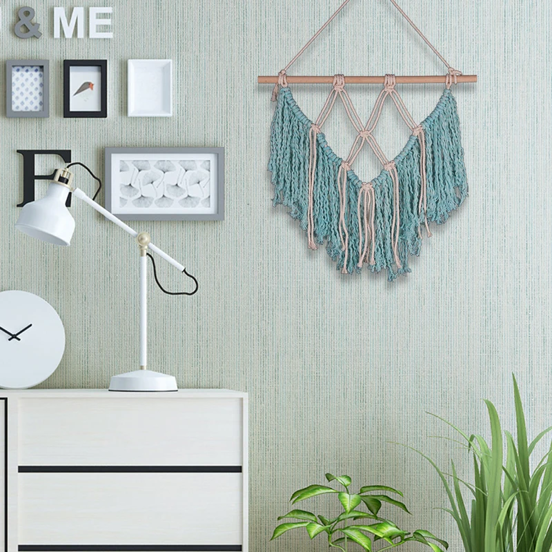 Macrame Large Wall Hanging - Macrame Wedding Hanging Backdrop - Ombre Wall Mural - Dipdyed Yarn Wall Hanging Tapestry - Macrame