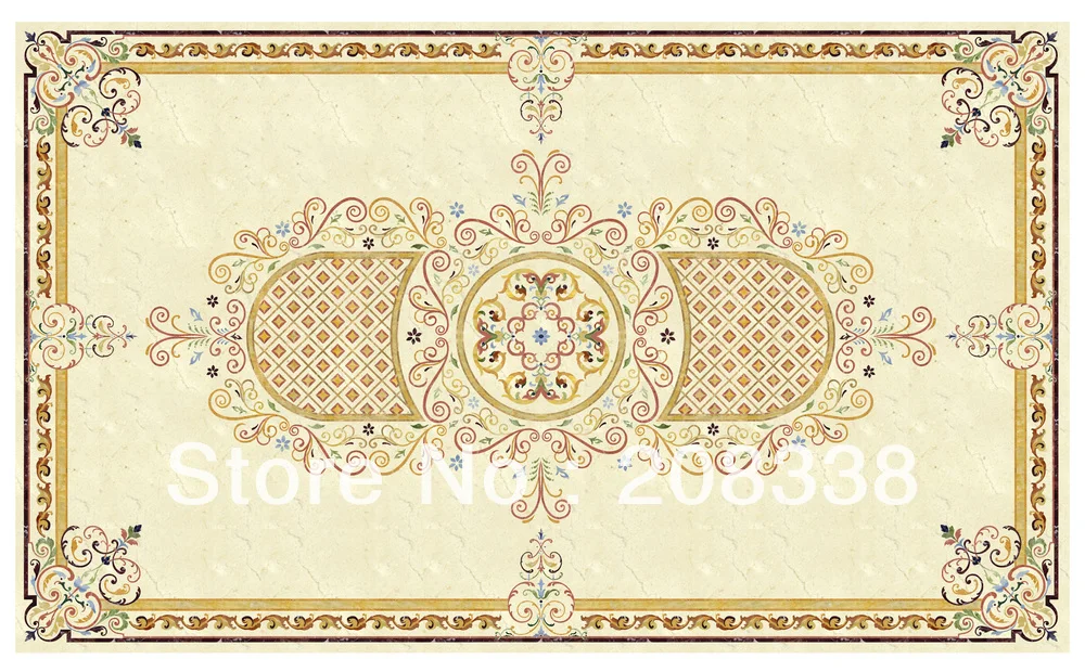 Мраморный медальон с гидроабразивным покрытием|waterjet medallion|marble medallionwaterjet marble medallion