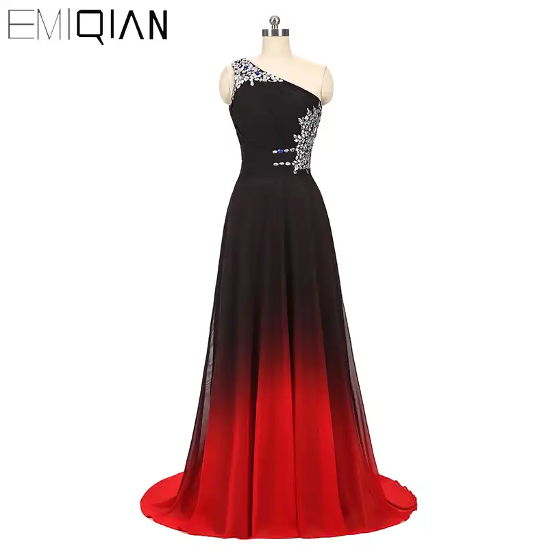 one shoulder designer dress