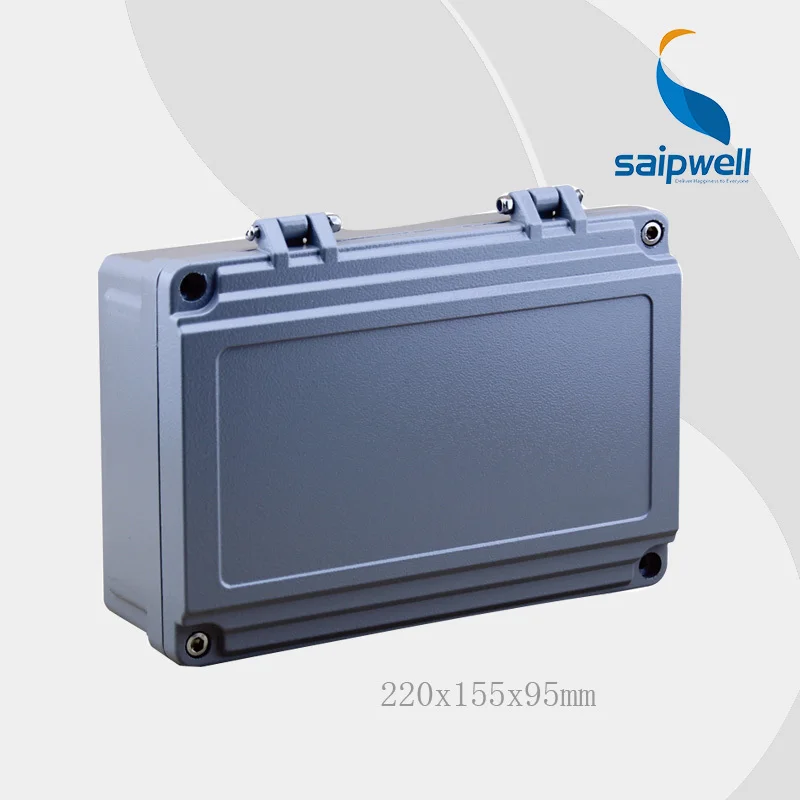 

2015 Hot Sale! Saipwell High quality IP67 aluminium enclosure box electronic 220*155*95mm (with hinge) type SP-AG -FA14