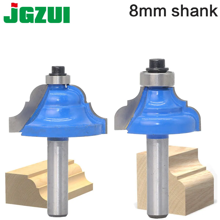 1pcs High Quality Cove Bit With Bearing 8mm shank Dovetail Router Bit