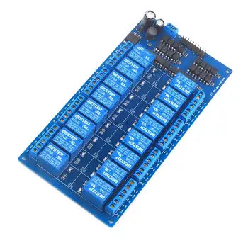 

16 Channel 12V Relay Module Board with Optocoupler Power Supply ARM DSP