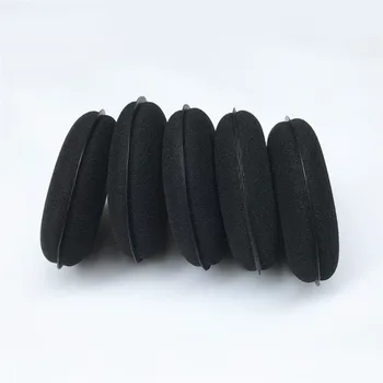 

5 Pcs Microfiber Polishing Waxing Sponge Pads No-Scratch Car Care Tool Black New
