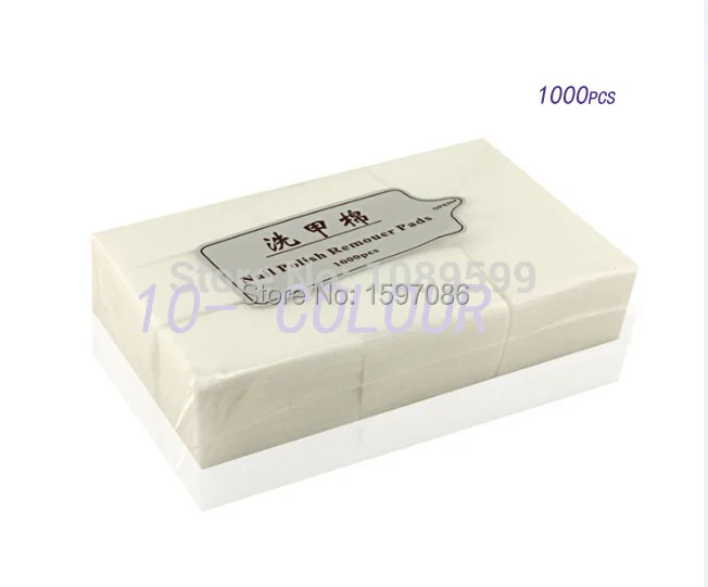 Fress Shipping 1000 Pcs Stiff Nail Polish Remover Pad Wipes Cleanning Wipe | Красота и здоровье