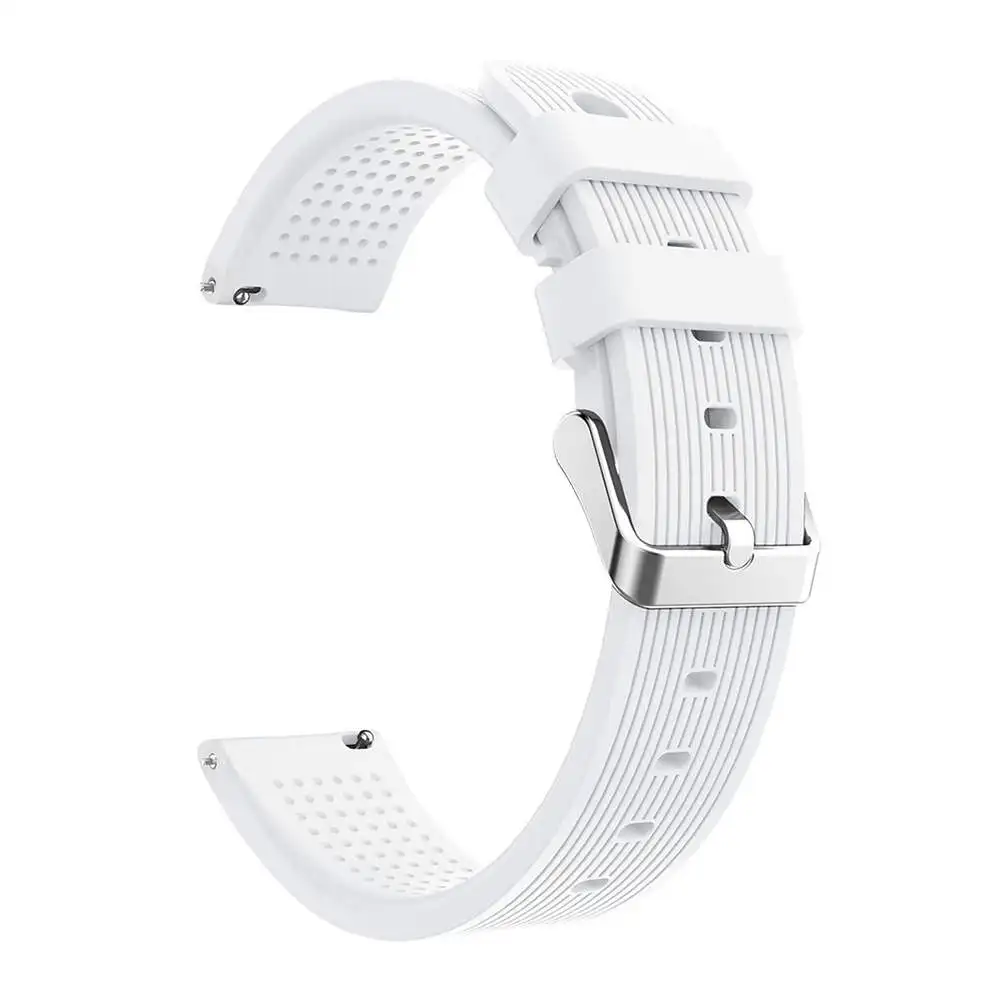 20 мм ремешок для часов Силиконовый ремешок для samsung gear sport S2/S4 Galaxy Watch 42 мм для huami amazfit ремешок Bip для huawei Watche 2