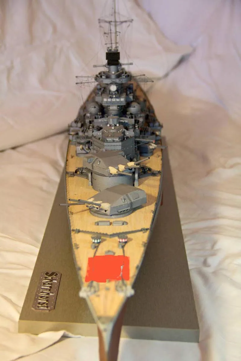 DIY бумажное ремесло 1:200 Гарлем версия боевой крейсер Scharnhorst 3D бумажная модель игрушки корабль Funs подарки