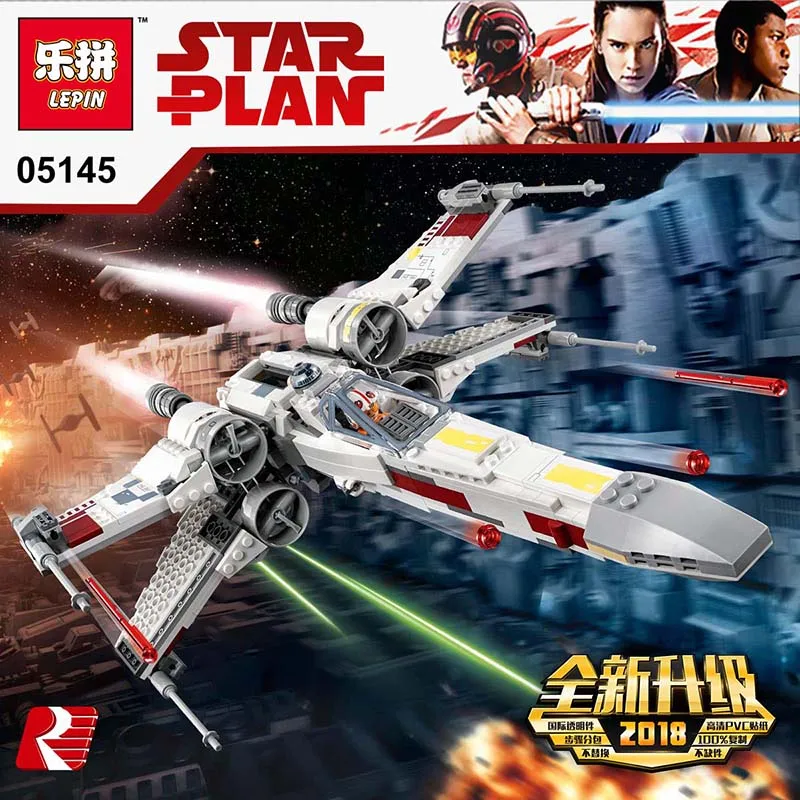 

2019 Lepin 05145 Star Series X-Wing Starfighter Blocks Bricks Compatible Legoing 75218 Building Model Gifts Assembled Gifts