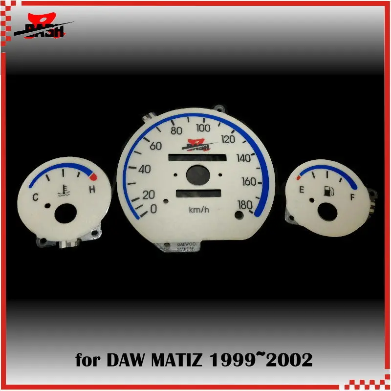 DASH EL светящийся датчик для Matiz 1999 2002 полный свечение синий зеленый обмен