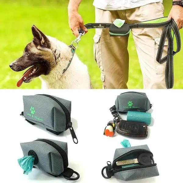 Сумка для мусора для домашних животных, переносная сумка для собак с карманами, сумка для собак, мешок для мелких предметов