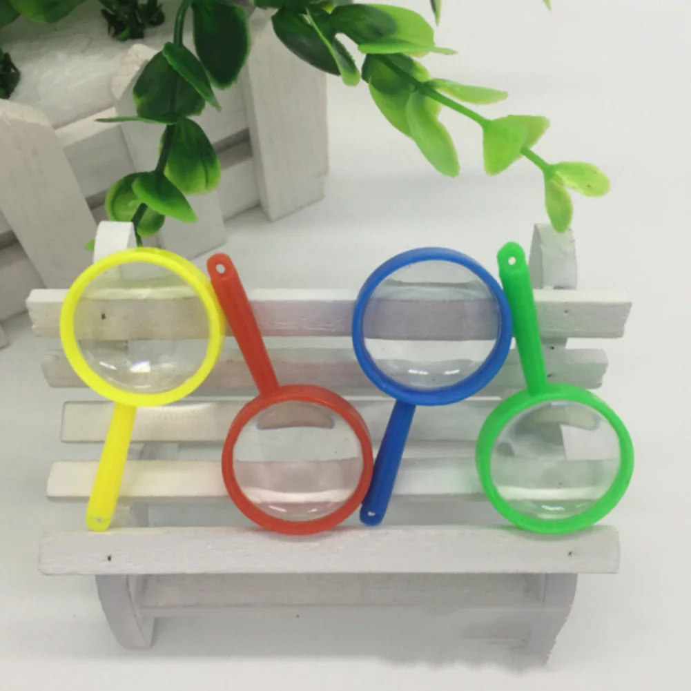 50mm*25mm Handheld Children's Magnifying Glass Acrylic High Definition