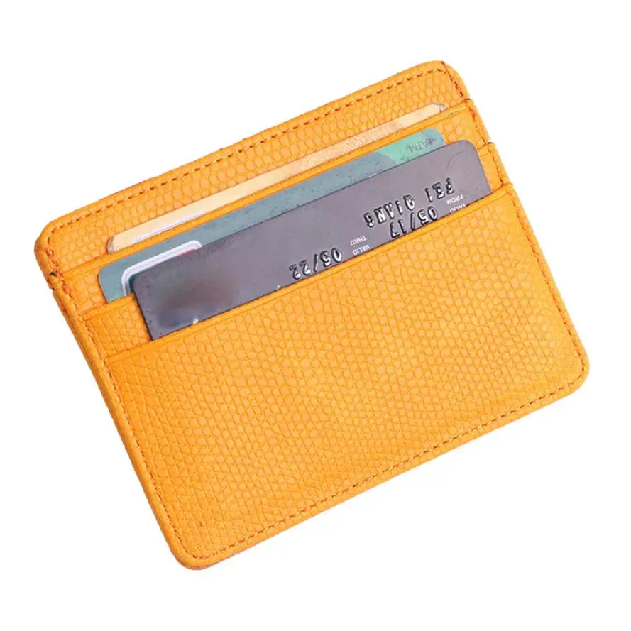 Модные женские Личи шаблон холдер для банковских карт монета мешок чистого цвета держатель кредитной карты кошелек для кредитных карт tarjetero hombre# P