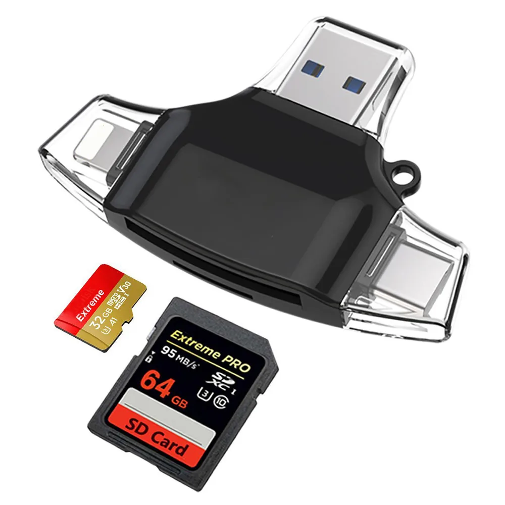 

Type C USB C Micro SD Card Reader OTG MMC Flash Memory Card Reader For iPhone iPad MacBook Android Micro USB Reader