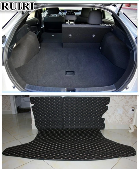 

High quality! Special car trunk mats for Toyota Prius 4 2021-2016 durable cargo liner boot carpets for Prius 2019,Free shipping