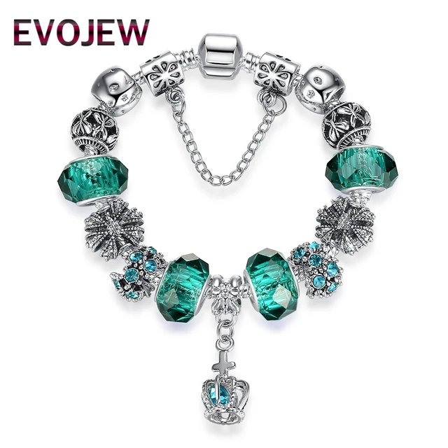 2018 Nuovo Argento di Modo 925 di Fascino Del Braccialetto Femme Con In Vetro di 2018 Nuovo Argento di Modo 925 di Fascino Del Braccialetto Femme Con In Vetro di