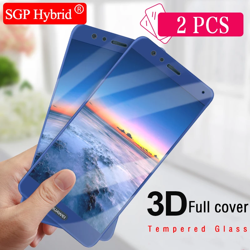 

2PCS/lot 3D Full Screen Protector For Huawei Nova 2 Honor 8 Lite 6C 6X Nova Plus Honor 8 Tempered Glass Protective glasses Film