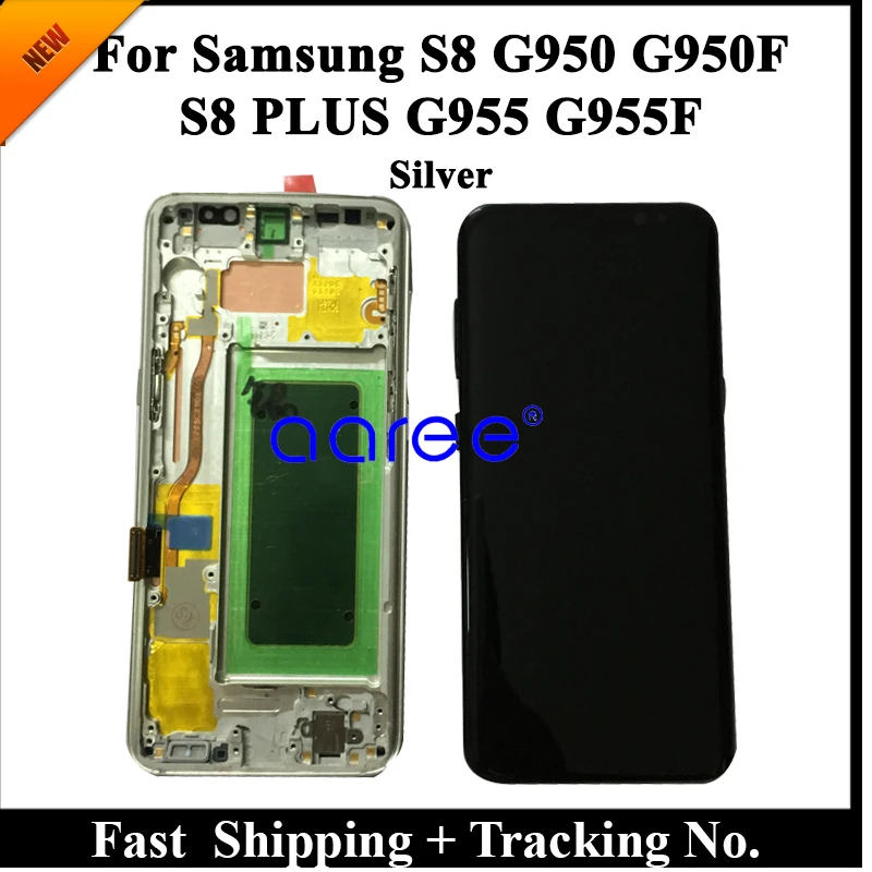Супер AMOLED lcd для samsung S8 PLUS lcd G955F lcd для samsung S8 Plus lcd экран сенсорный дигитайзер сборка