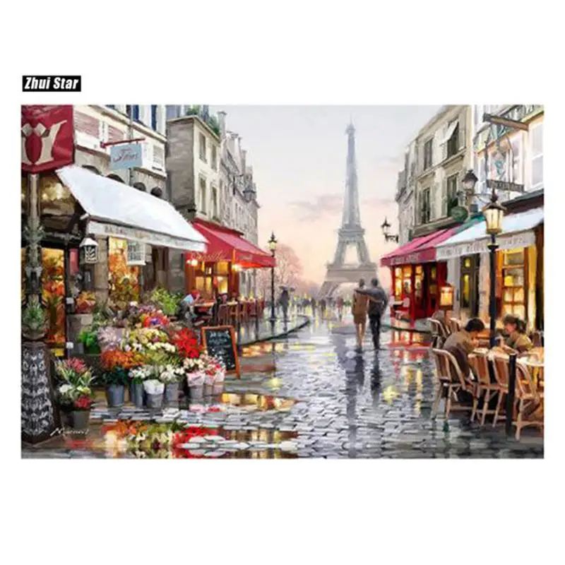 Zhui Star Full Square/Round Drill 5D DIY Diamond Painting 3D Embroidery set Cross Stitch Mosaic Decor gift xsh | Дом и сад