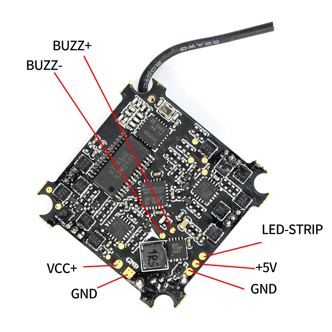 Mobula7 Запчасти Замена Crazybee F3 Pro Контроллер полета SE0802 1 2S CW CCW двигатели для Mobula 7
