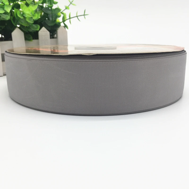 Лента высокого качества 5 ярдов 6/10/15/20/25/38/50 мм|grosgrain ribbon|ribbons for giftsgrey grosgrain ribbon |