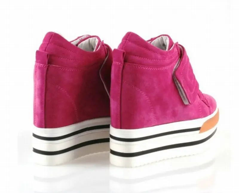 forme Rose Cachée En Croissante Printemps coffee Casual Talon Nubuck Femmes 2017 Hauteur Dames brown Chaussures Daim Vache Ultra Invisible Haute Coins Plate UOHdXdqxYw